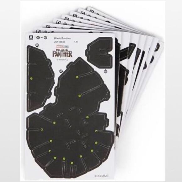 New Marvel Disney 4D Build Black Panther 3D Puzzle Kit - Picture 14 of 15